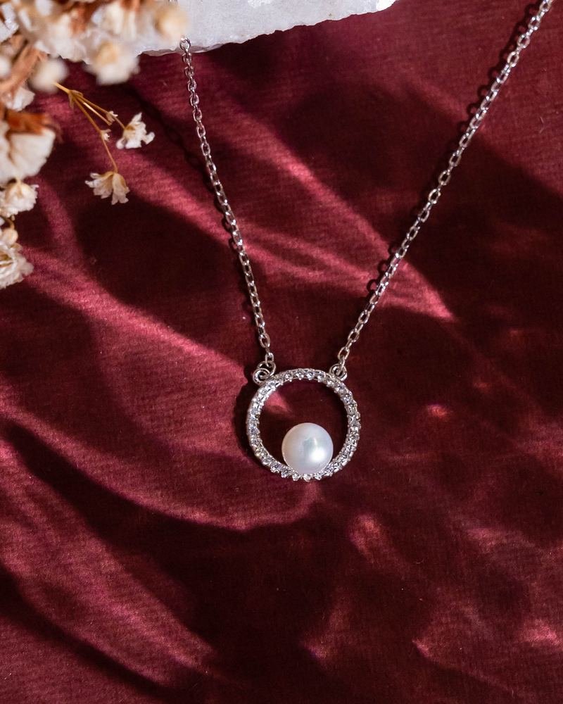 Silver Pearl For You Pendant photo 2