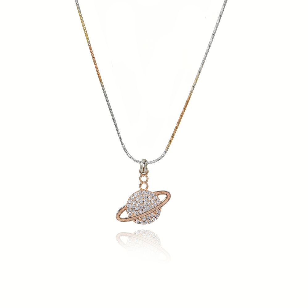 Silver Planet Pendant photo 3