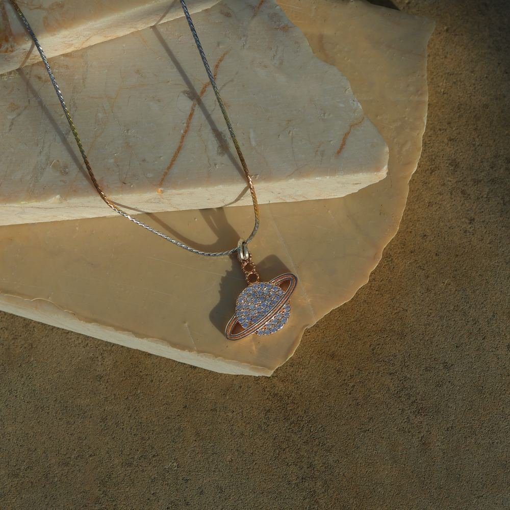 Silver Planet Pendant photo 2