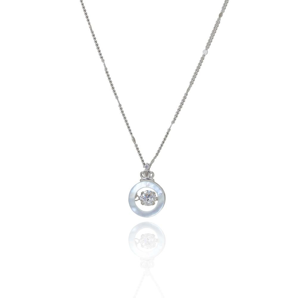 Silver Radient White Pendant photo 4