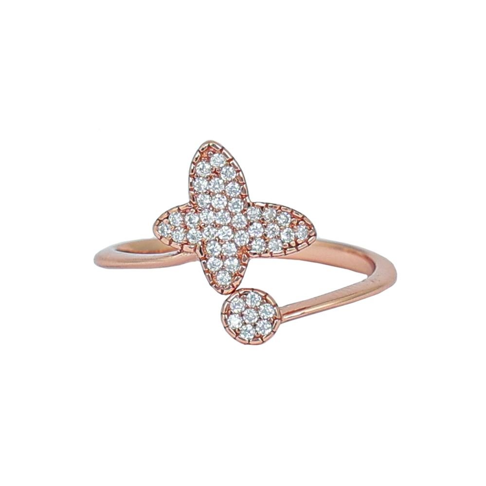 Rose Gold Aerial Ring photo 4
