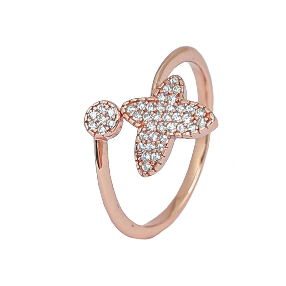 Rose Gold Aerial Ring photo 2