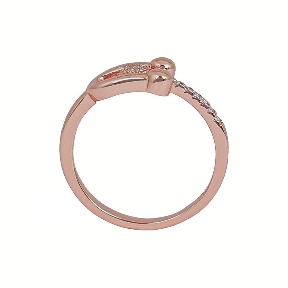 Silver Sparkling Dainty Ring photo 4