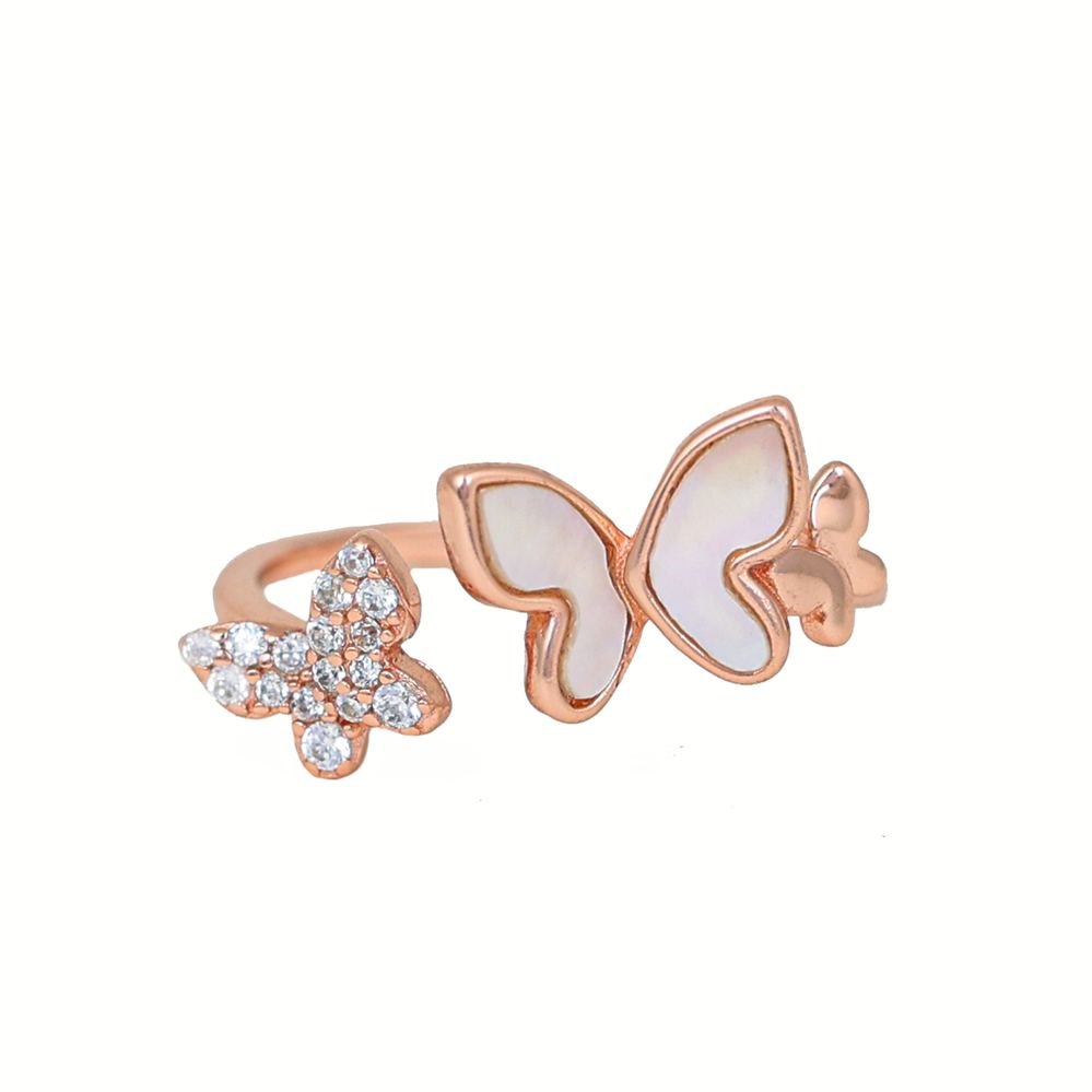 Rose Gold Fluttering Ring photo 3