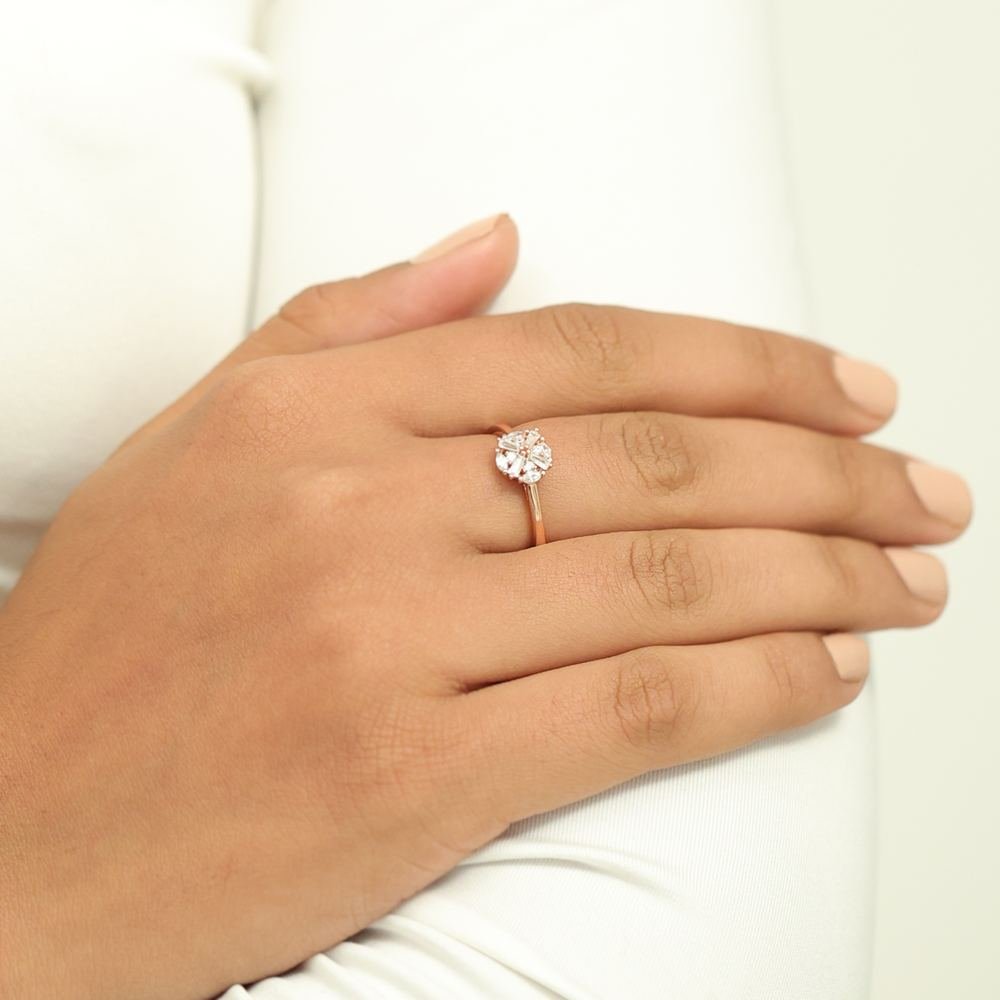 Rose Gold Shimmer Ring photo 2